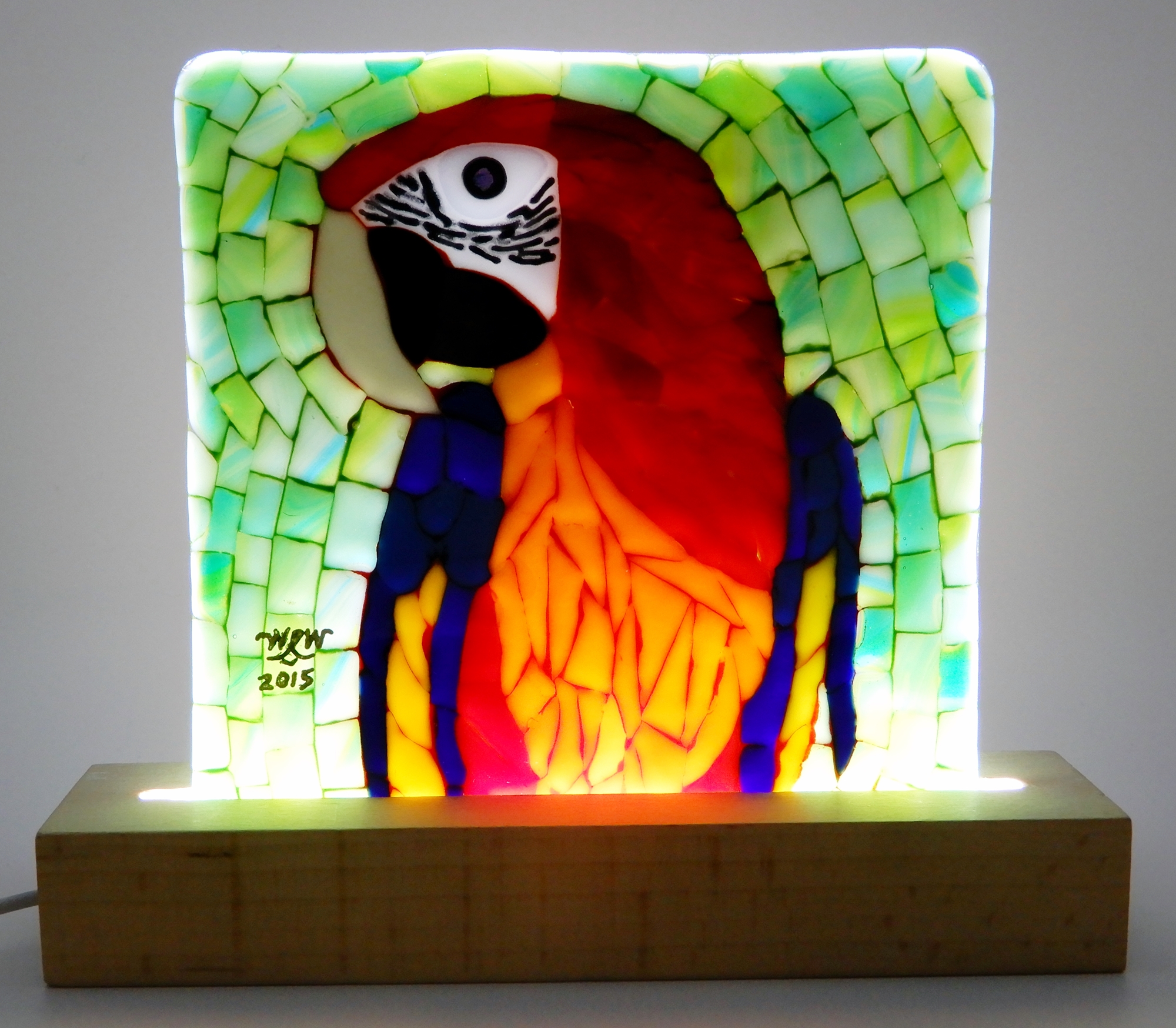 Fused Glass Mosaics with Display Stands The Stained Glass